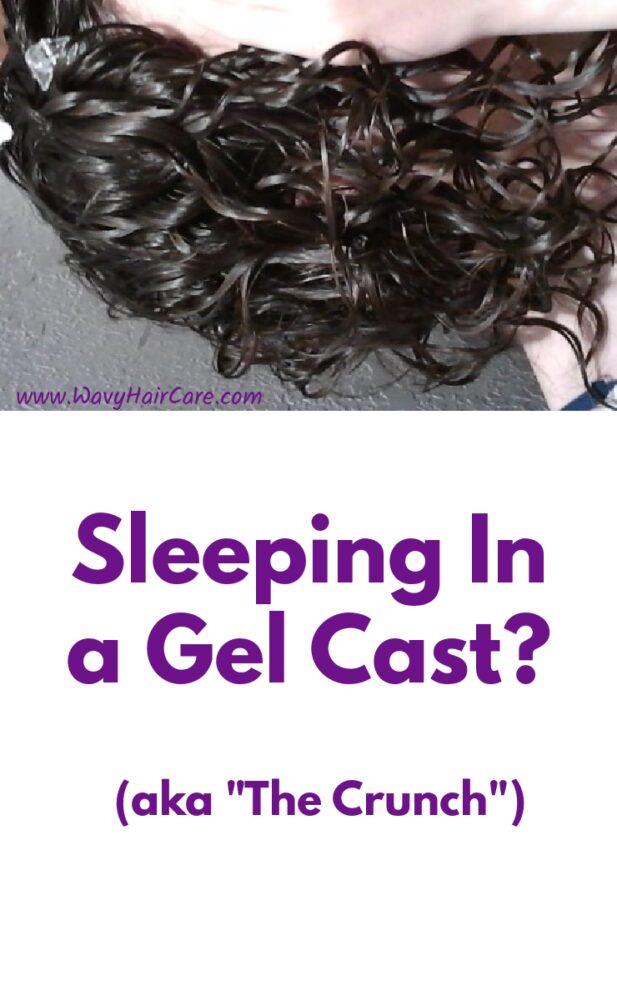 Sleeping in the crunch? Aka sleeping in a gel cast.