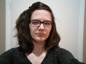 brushed out wavy hair