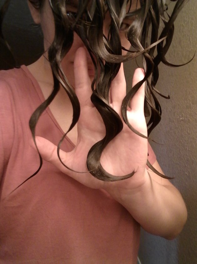 wet curl clumps