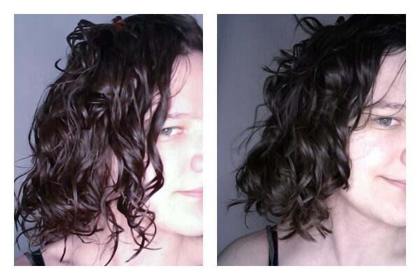 before and after scrunch out the crunch