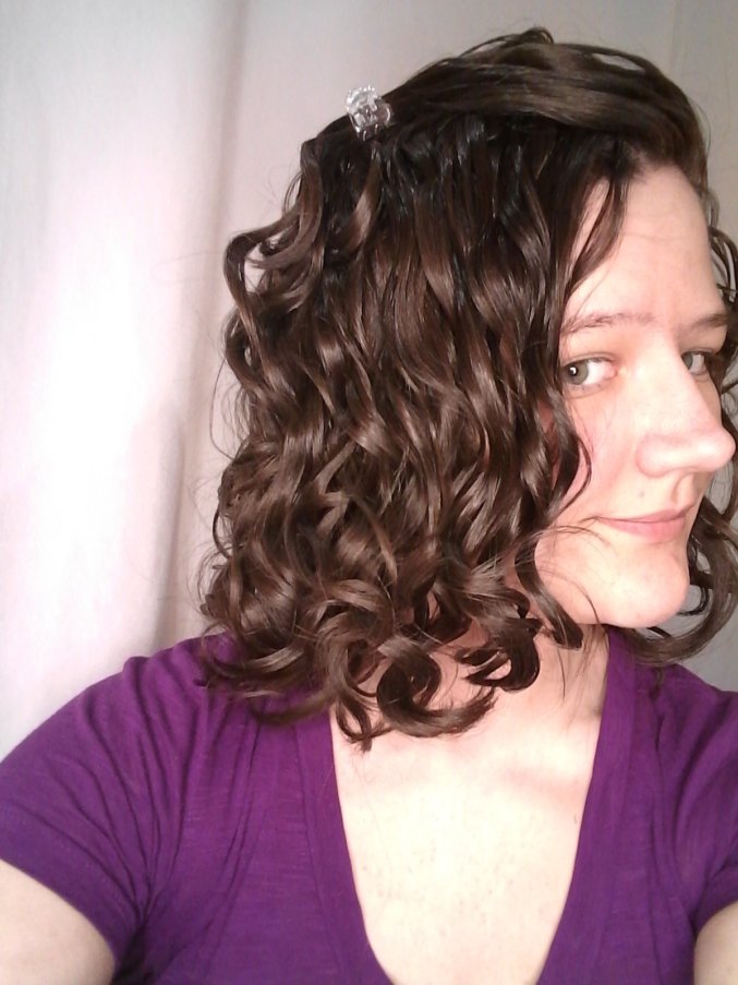 Naturally wavy hair 