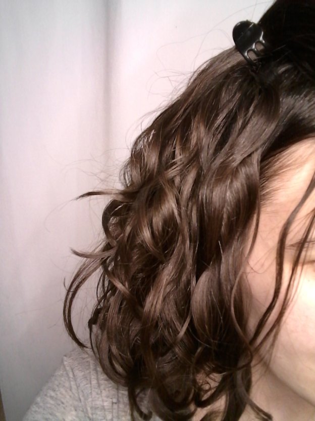 day 3 frizzy wavy hair