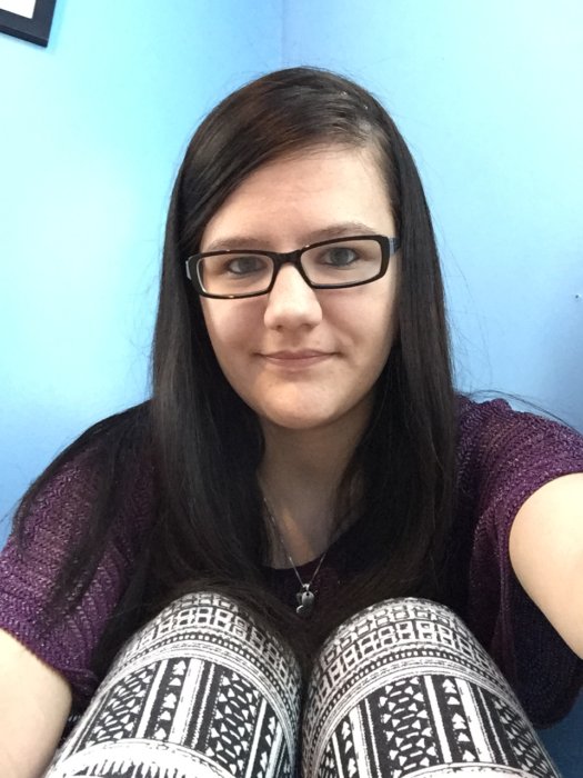 straightened wavy hair
