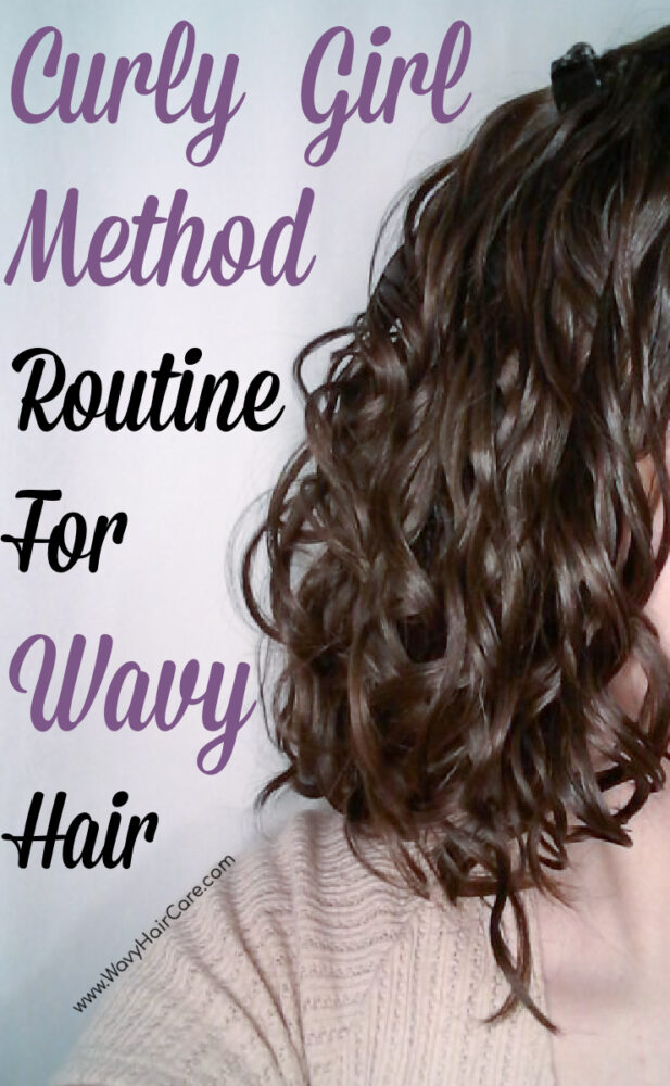Drugstore curly girl method routine for wavy hair