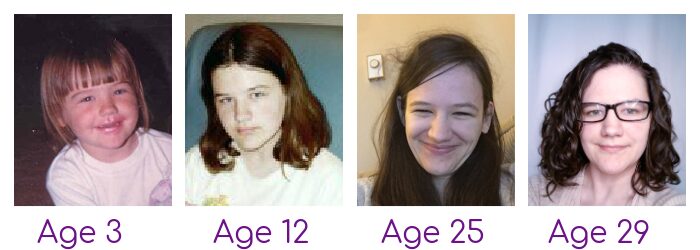 curl pattern can change with age