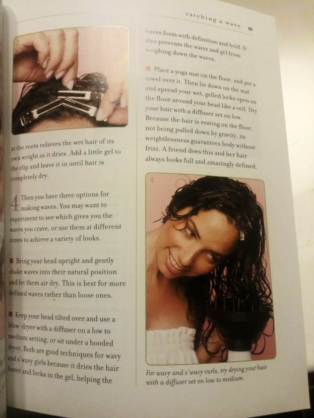 Curly girl method diffusing