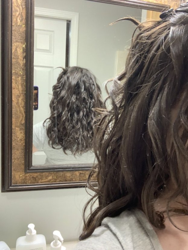 Smasters results on wavy hair