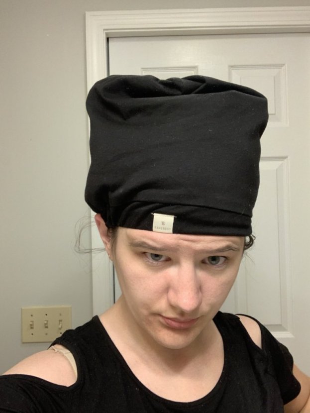 Satin lined sleep cap